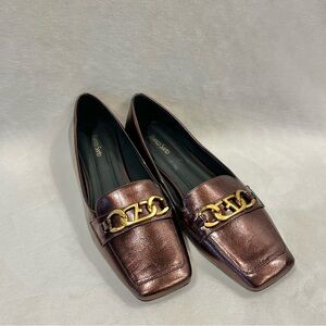 Franco Sarto Tiari Slip On loafer size 9 metallic